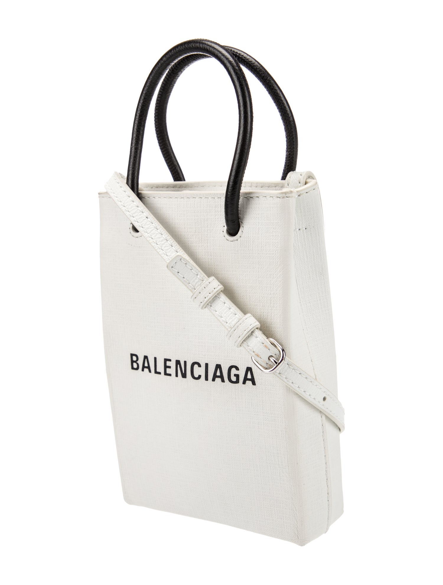 Balenciaga Leather Bucket Bag